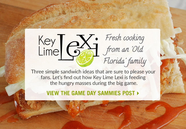 Key Lime Lexi - View the Game Day Sammies Post