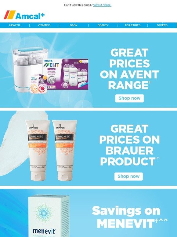 Hey -we have great prices on your favourite products!