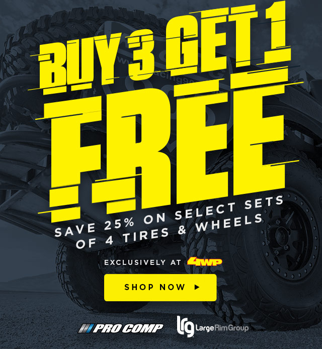 4 Wheel Parts: Buy 3 Get 1 Free On 