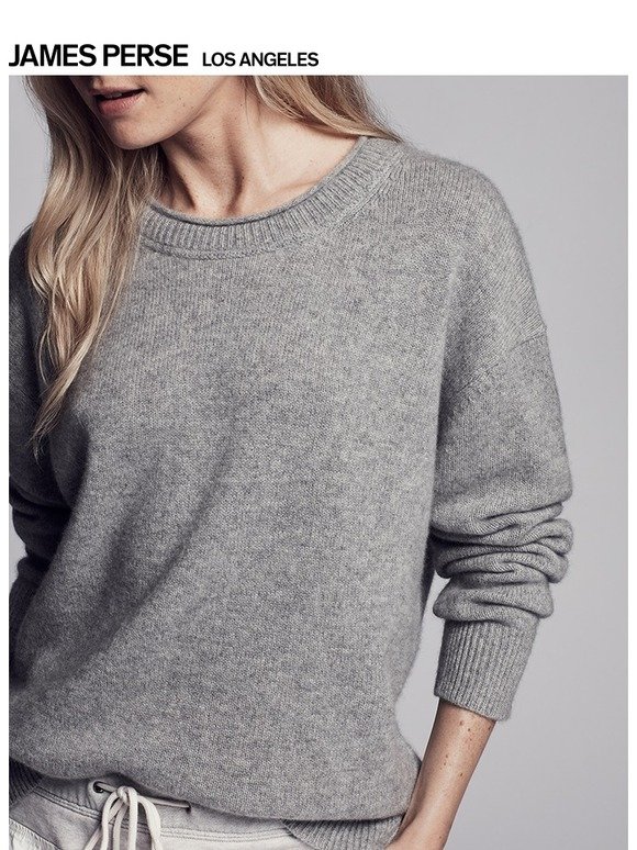 james perse oversized cashmere sweater
