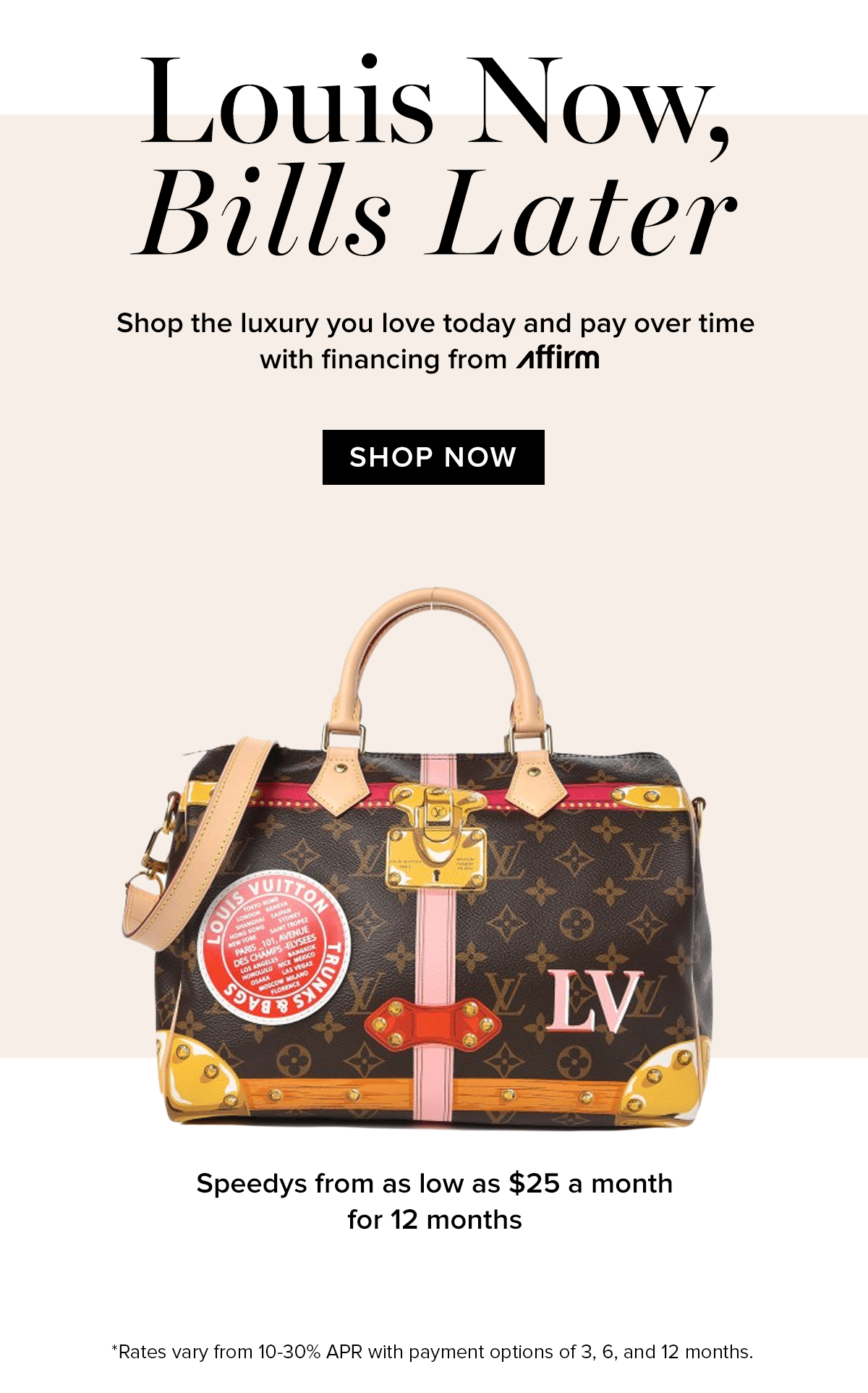 Tradesy: Get Louis Vuitton Now, Pay | Milled