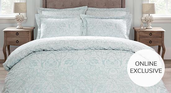 dorma winchester bedding duck egg blue