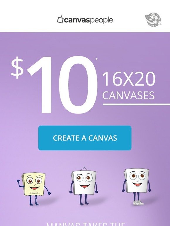 10 16x20 Canvases + We're Celebrating the