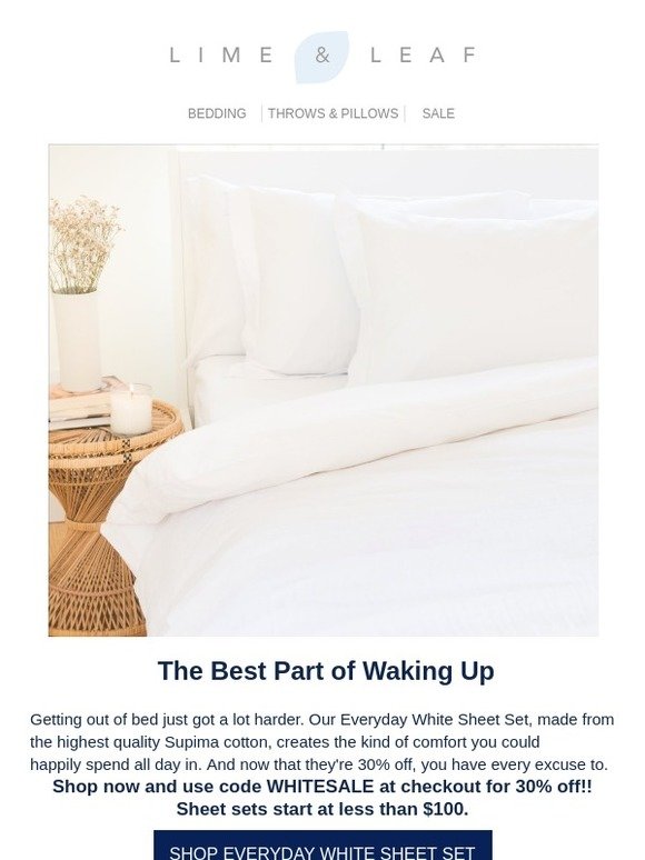 Luxury Sheets Without the Luxury Price.