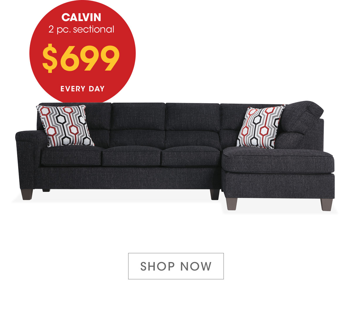 Calvin onyx black sofa hotsell