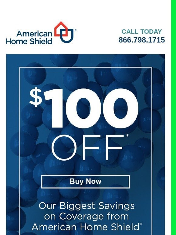 American Home Shield Exclusive offer 100 OFF Milled