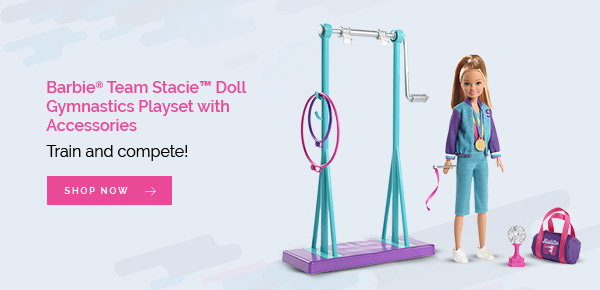 Doll Gymnastics Playset with Accessories