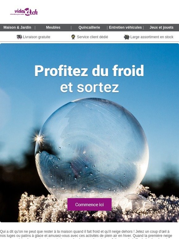 L'hiver est là ! Trouvez tout ce dont vous avez besoin chez vidaXL !