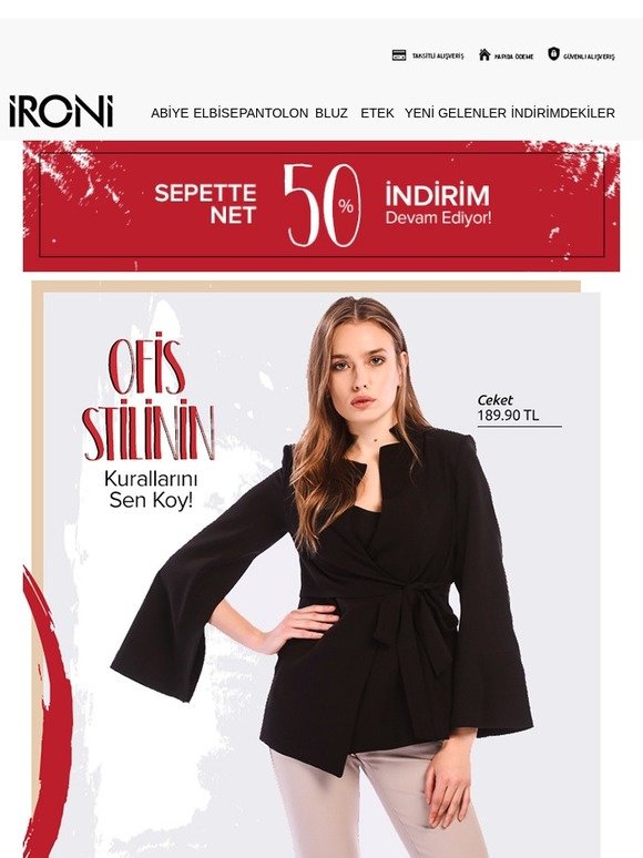 Ofis Trendlerinde %50 İndirim