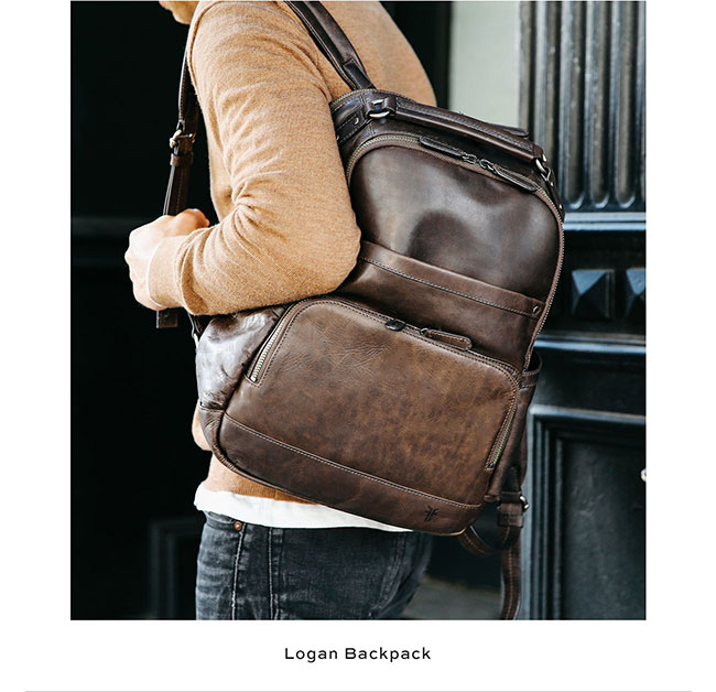 frye logan backpack review