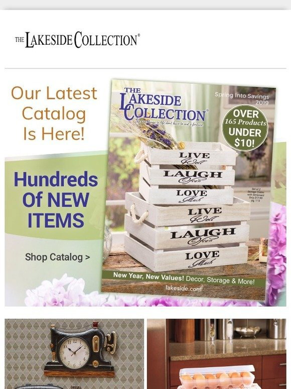 Lakeside Collection Our Latest CatalogHundreds Of NEW Items Milled