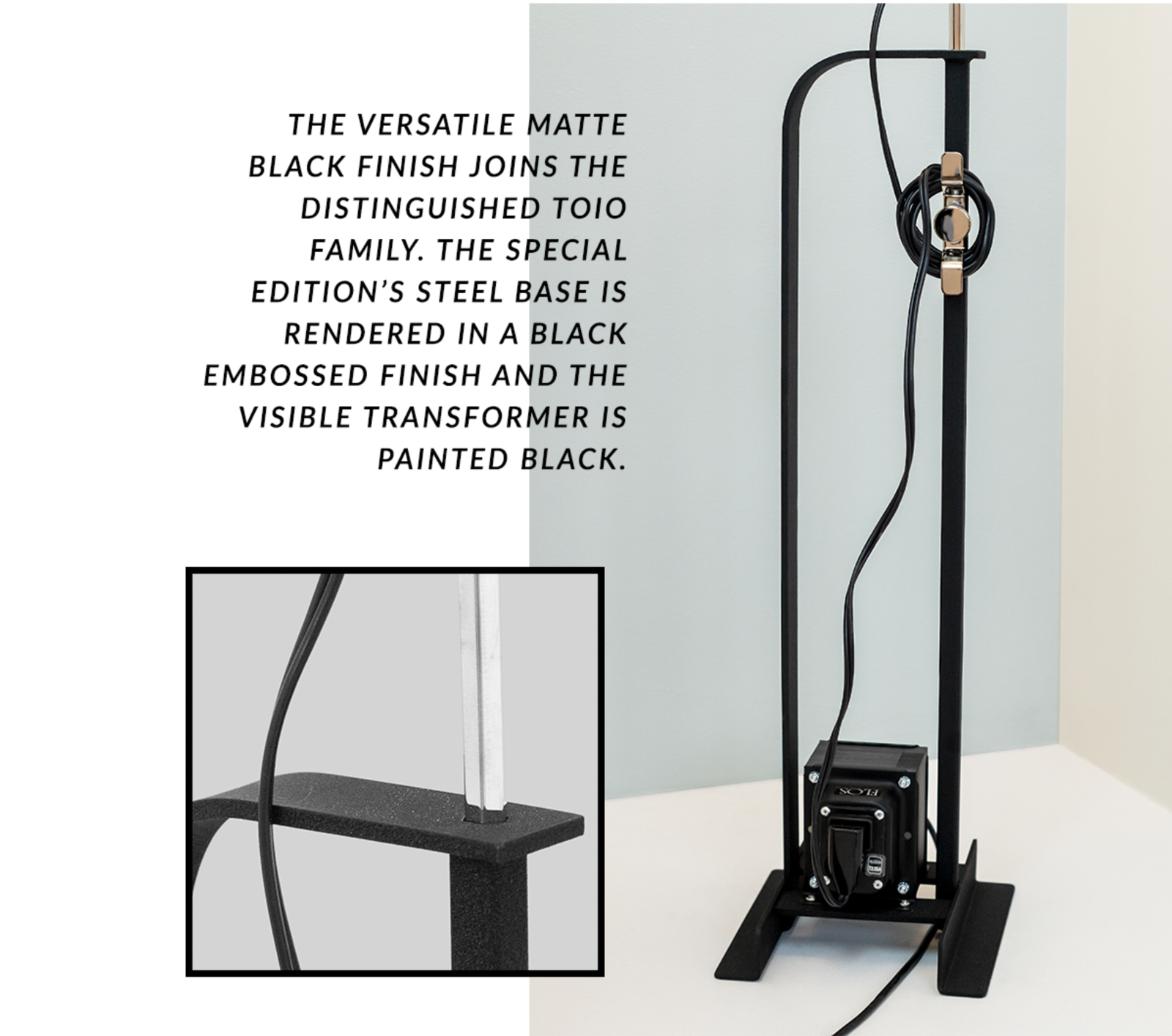 Flos: Toio is back, in matte black. Limited edition. Discover now | Milled