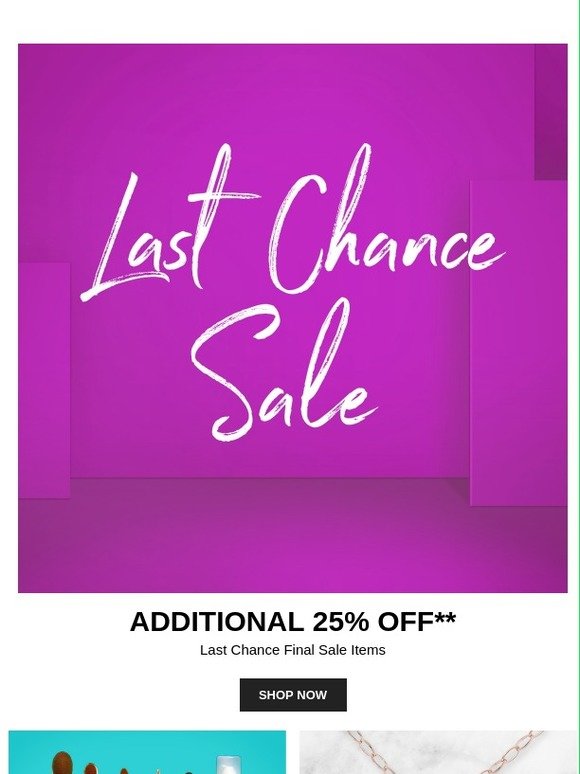 The Shopping Channel: Get an additional 25% Off! Last Chance Sale on ...
