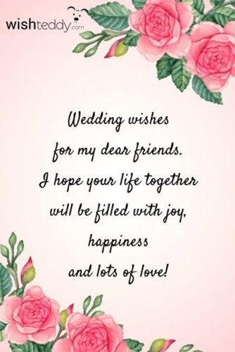wedding wishes religious wishes
