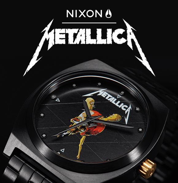 Nixon metallica hot sale men's watch