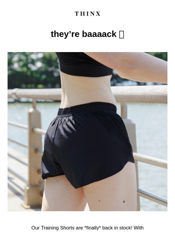 thinx training shorts