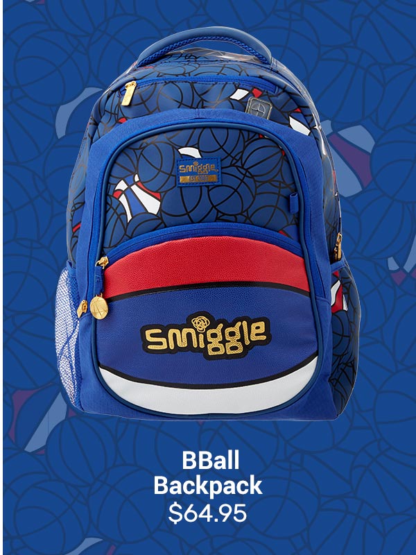smiggle basketball backpack