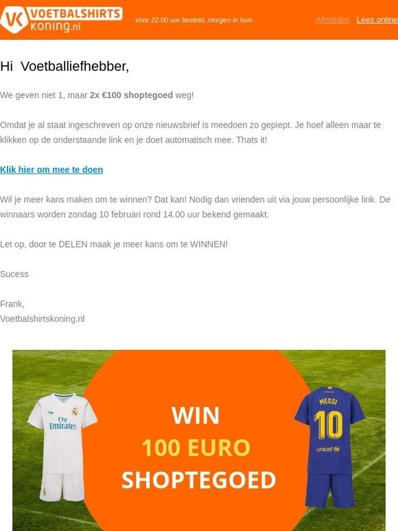 WIN: €100 shoptegoed! Doe mee.