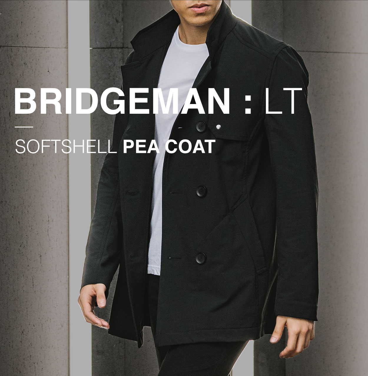 Mission Workshop: [New] The Bridgeman : LT — Softshell Pea Coat