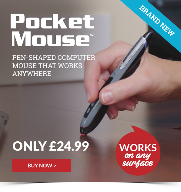 computer mouse shaped like a pen