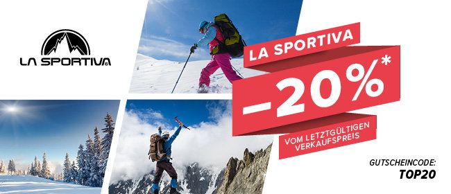 La Sportiva –20% mit Gutscheincode "TOP20"