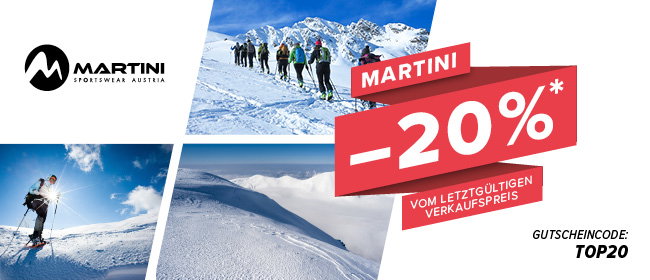 Martini –20% mit Gutscheincode "TOP20"