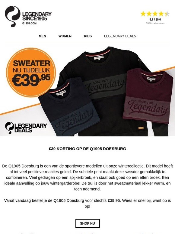Kun jij ook wel een warme trui extra gebruiken?