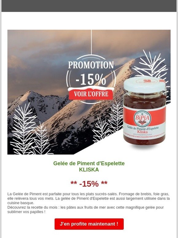 La gelée de piment d'espelette à l'honneur