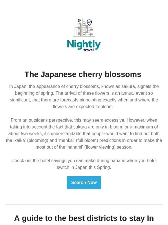 Have you heard of the Japanese cherry blossoms? Plus, check out the hanami hotel savings.