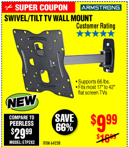 harbor freight tv wall mount coupon september 2020