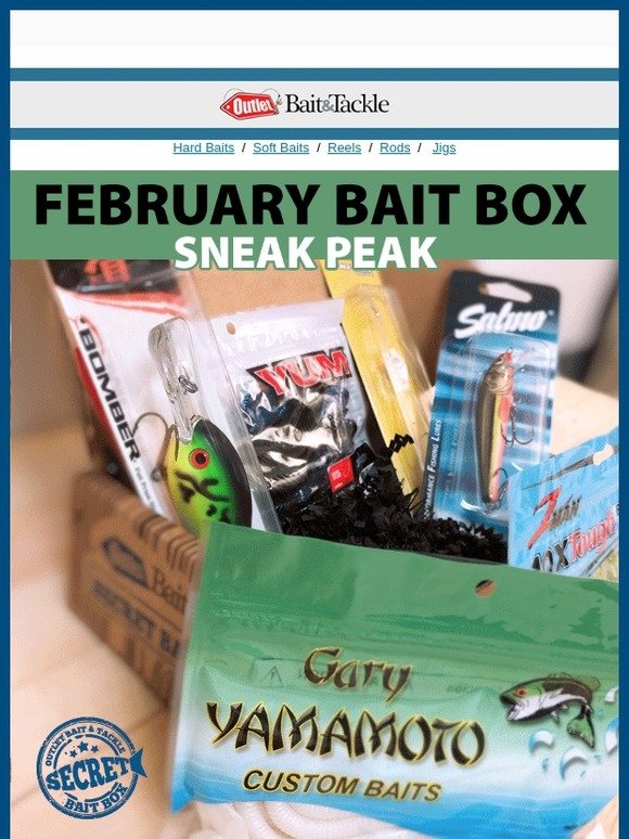 Outlet Bait & Tackle The NEW Secret Bait Box is Here! Milled