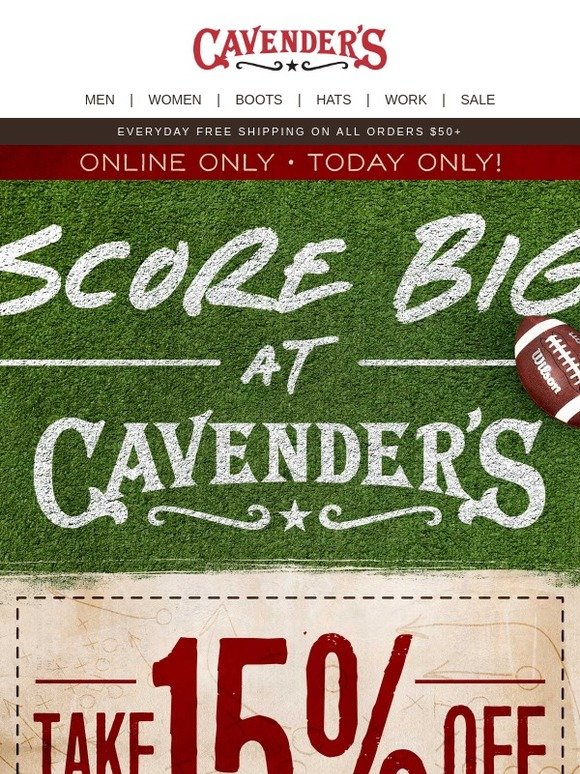 cavenders boot coupon