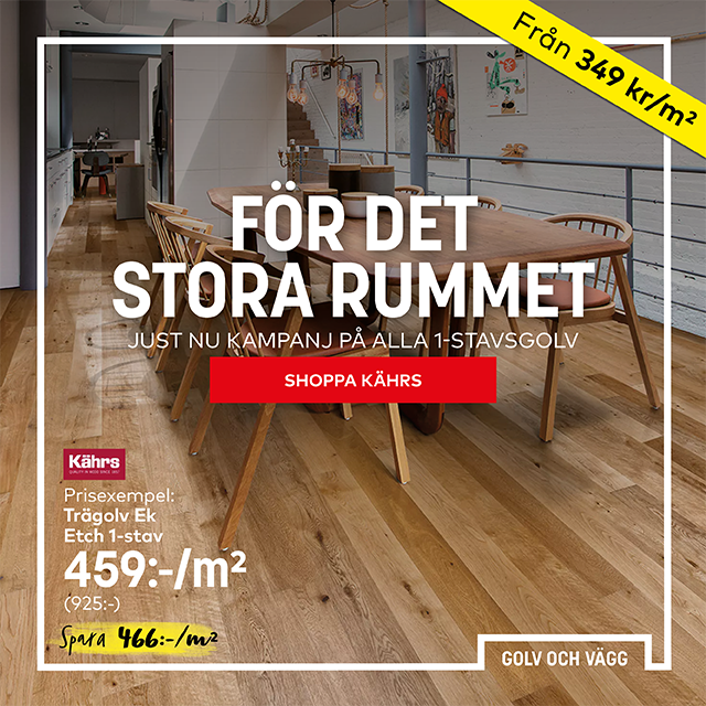Bygghemma: Stor kampanj på golv, färg och tapet!  Milled