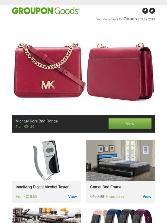 michael kors purse groupon