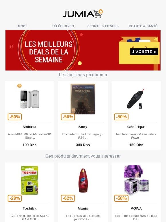 Jumia Maroc 2 Nous avons pensé à vous en voyant ces articles Milled
