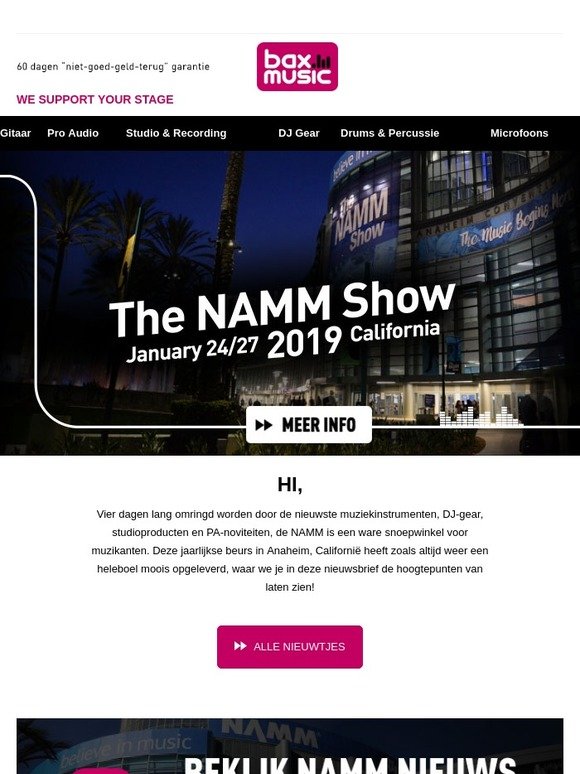 NAMM 2019 | Alle nieuwtjes op een rij