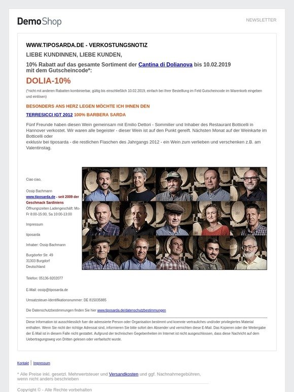 www.tiposarda.de - Verkostungsnotiz