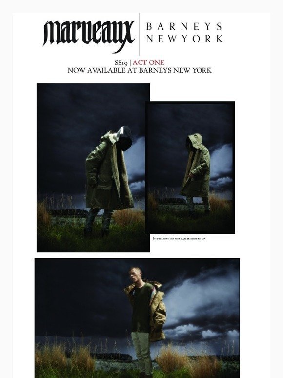 [New Arrivals] Now Available at Barneys New York