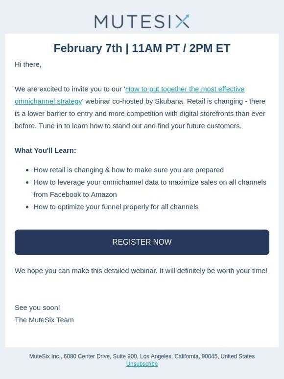 [Webinar Reminder] How to put together the most effective omnichannel strategy!