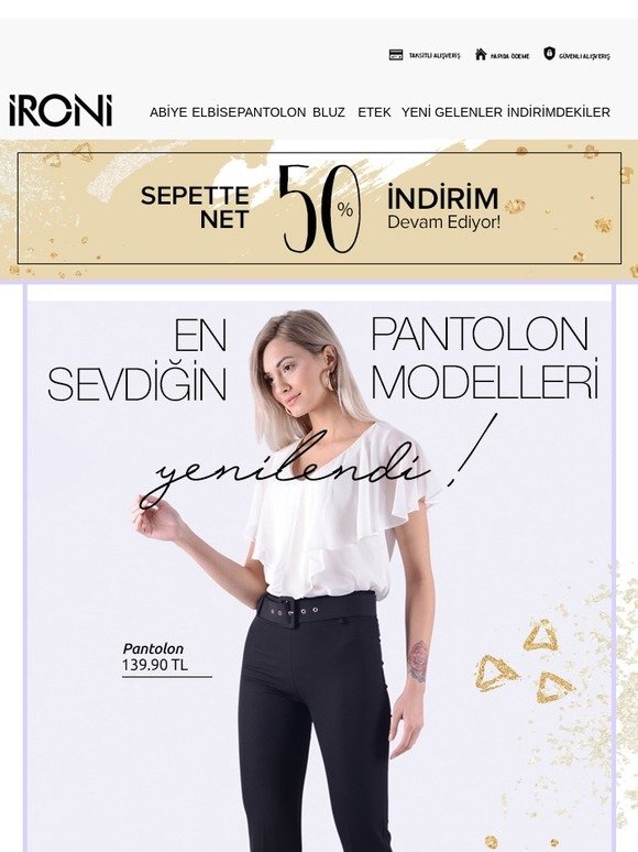 Pantolonlar Şimdi Daha Esnek!