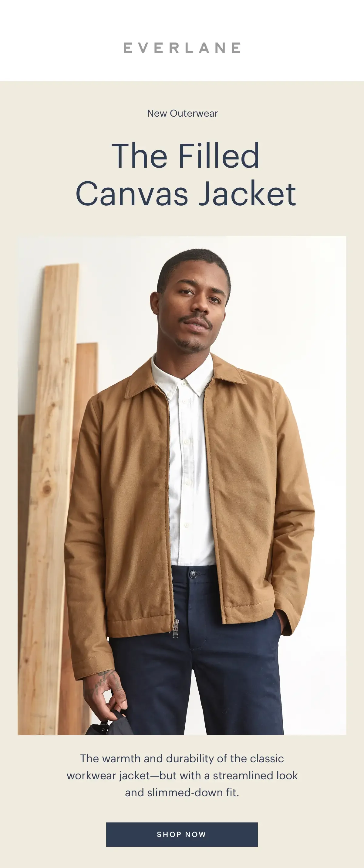 Everlane: Introducing The Filled Canvas Jacket