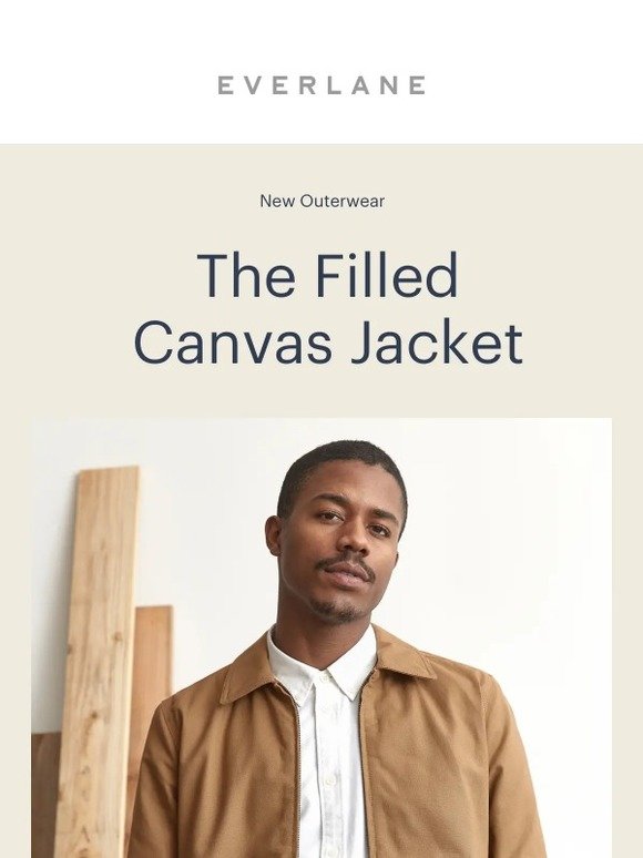 filled canvas jacket