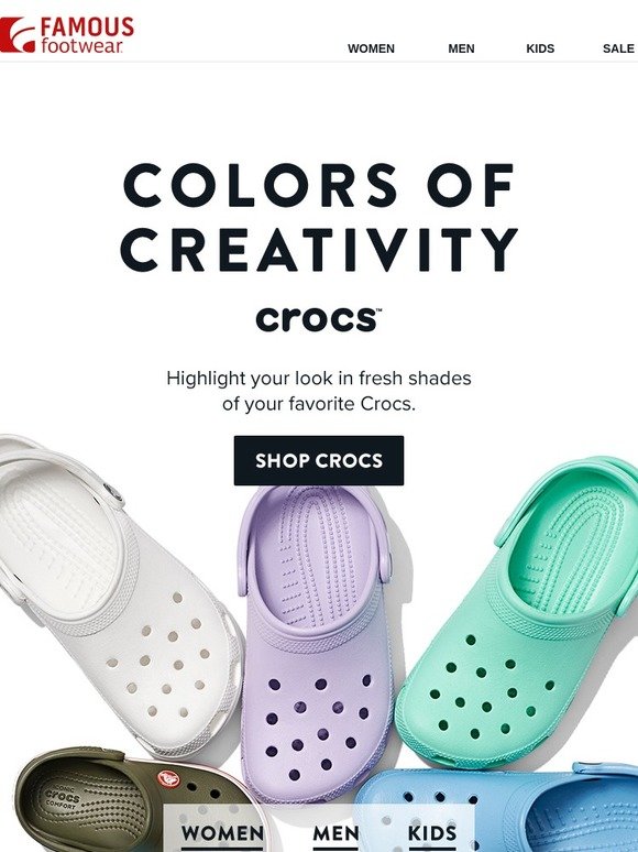 kids crocs famous footwear