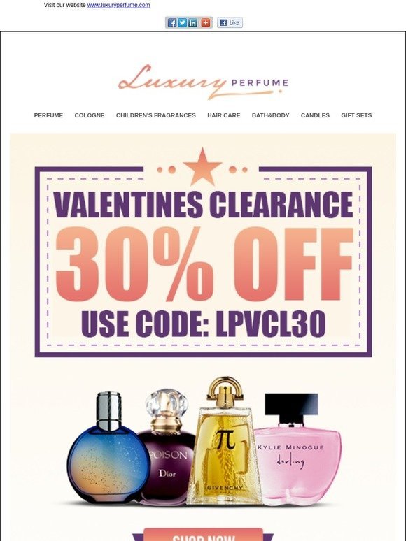 Valentines Clearance Sale - 30% OFF
