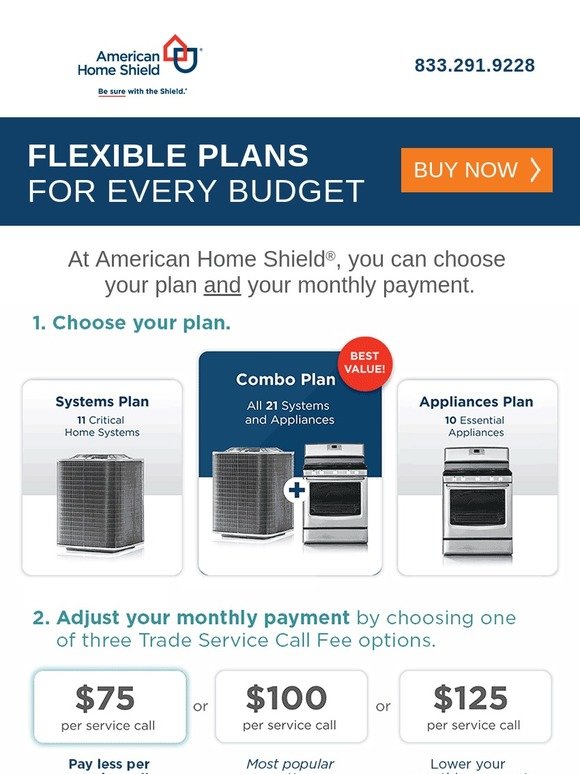 American Home Shield: Flexible plans for every budget Milled