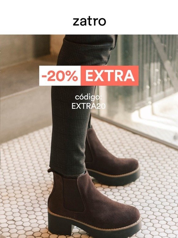 -20% EXTRA en TODOS los zapatos y botines