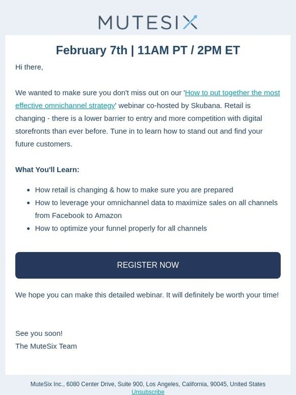 [Webinar Tomorrow] How to put together the most effective omnichannel strategy!