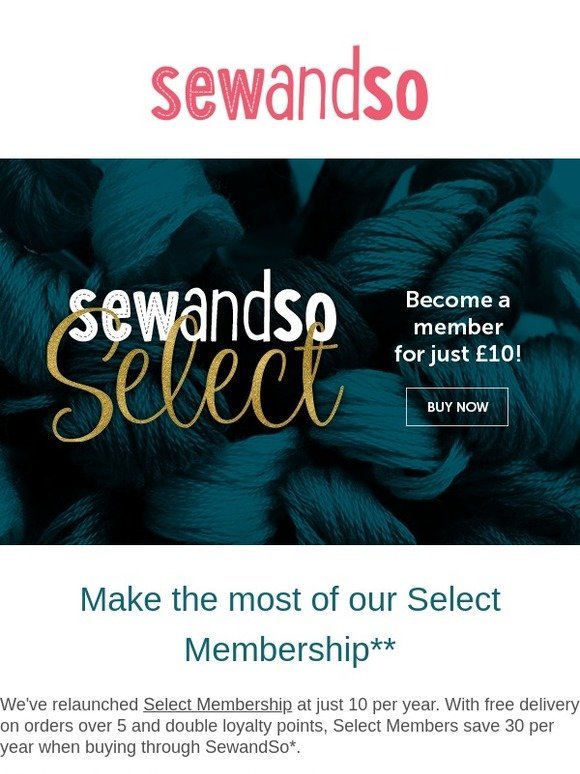 New Select Membership - Save £30
