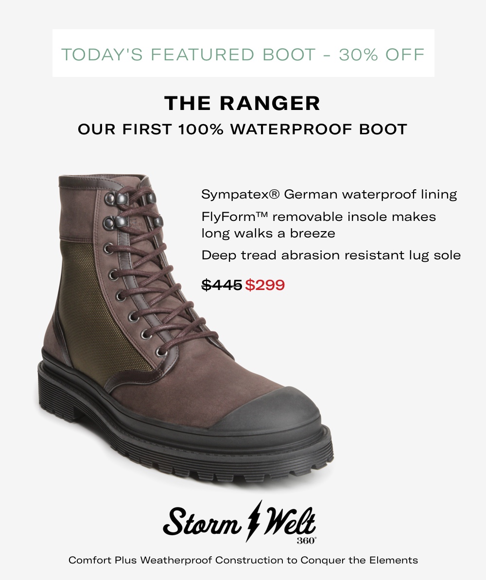 Allen edmonds ranger outlet boot