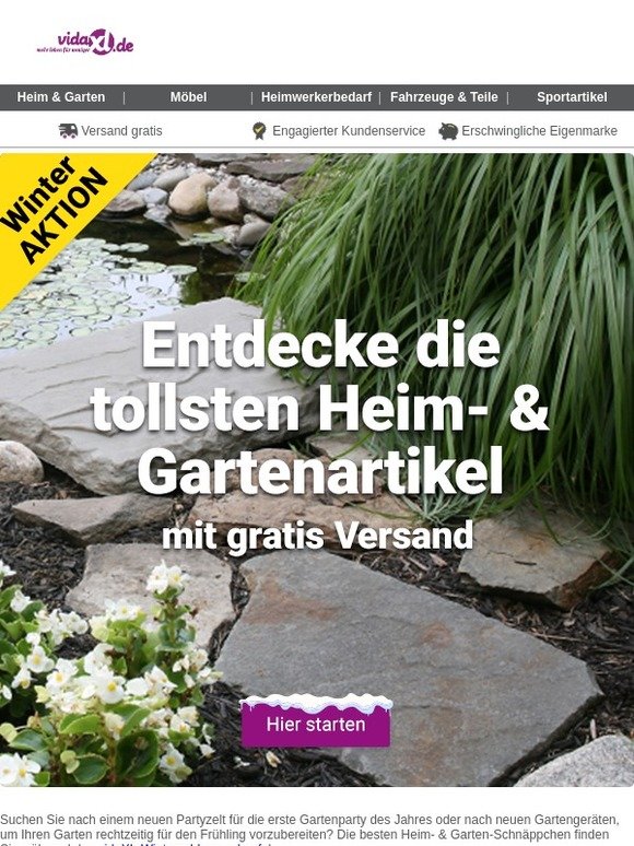 Die besten Angebote auf die Produkte aus der Kategorie Heim & Garten